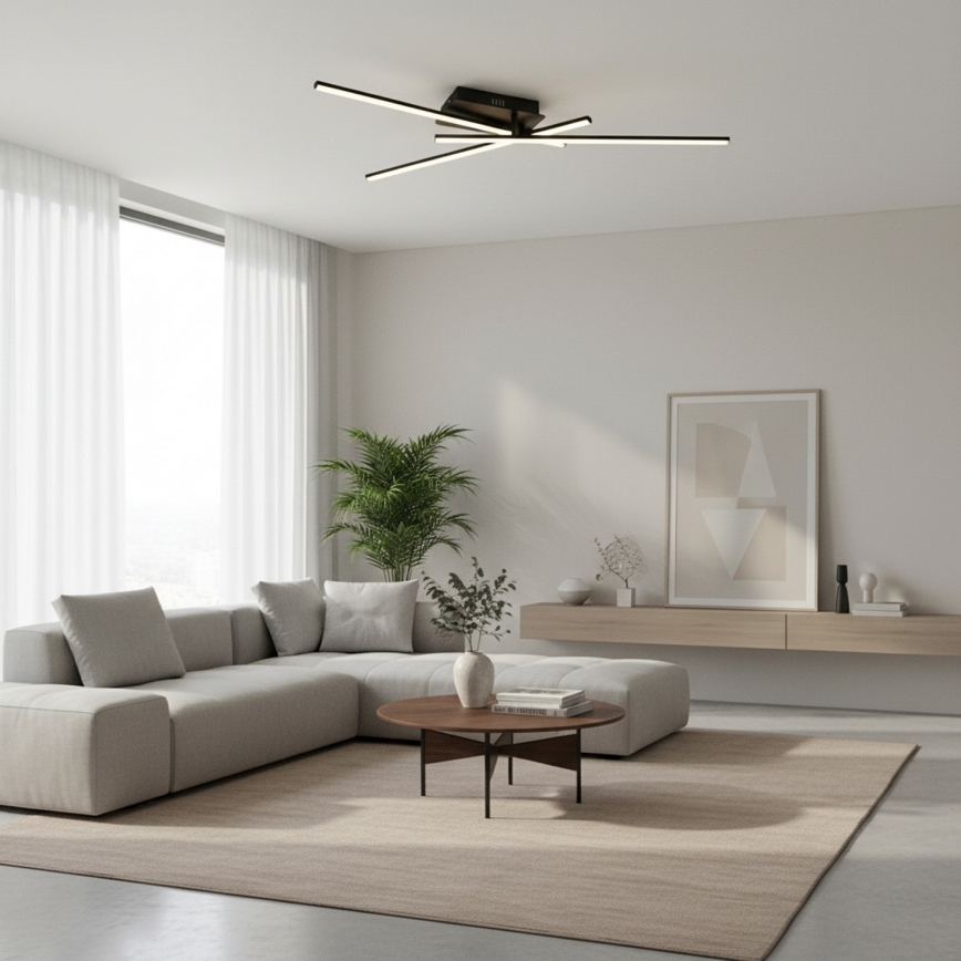 Brilagi - LED laelamp STRIPES LED/30W/230V 51x78 cm must