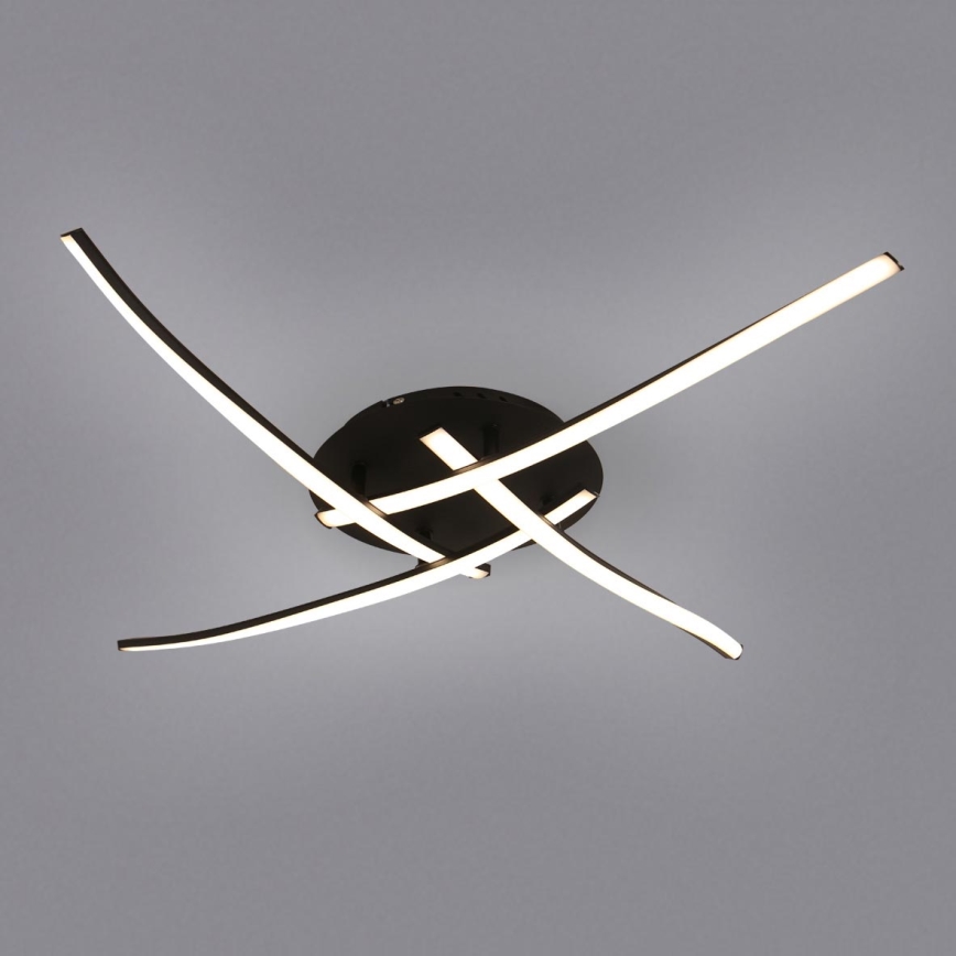 Brilagi - LED laelamp STRIPES LED/32W/230V 60x60 cm must