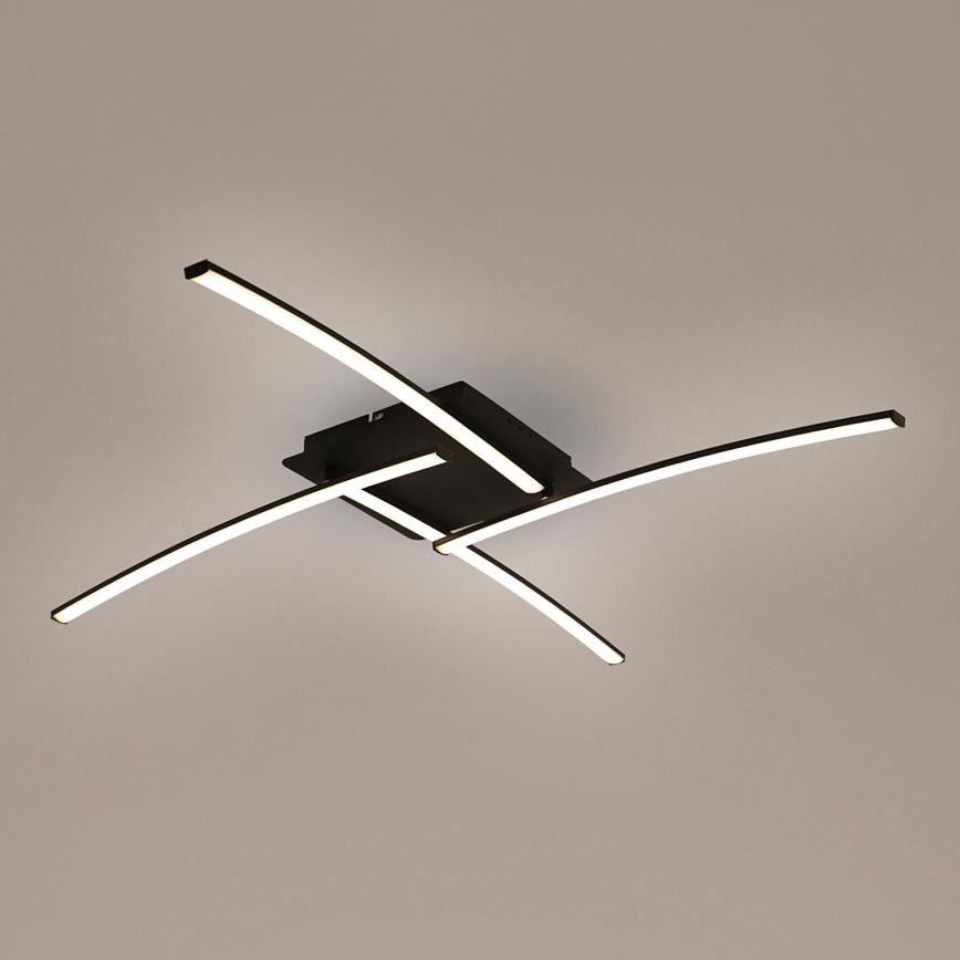 Brilagi - LED-laelamp STRIPES LED/32W/230V 69x69 cm must