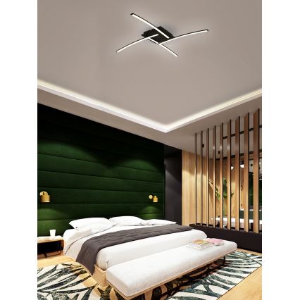 Brilagi - LED-laelamp STRIPES LED/32W/230V 69x69 cm must