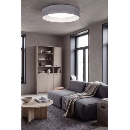 Brilagi - LED-laelamp VELVET SIMPLE 24W/230V, 4000K, läbimõõt 45 cm, hall