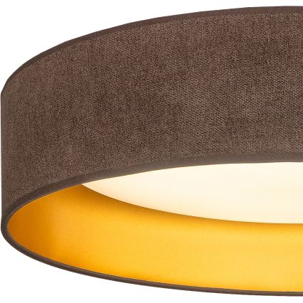 BRILAGI - LED laelamp VELVET SIMPLE LED/24W/230V 3000K Ø 45 cm pruun/kuldne