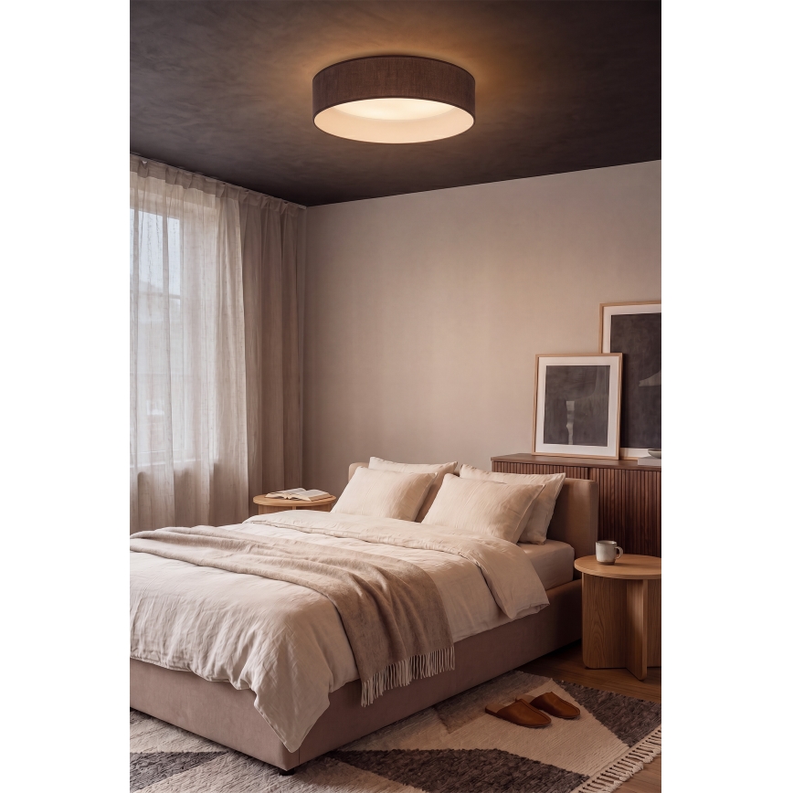 Brilagi - LED laelamp VELVET SIMPLE LED/24W/230V 3000K, läbimõõt 45 cm, pruun
