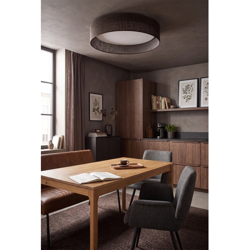 Brilagi - LED laelamp VELVET SIMPLE LED/24W/230V 3000K läbimõõt 45 cm pruun