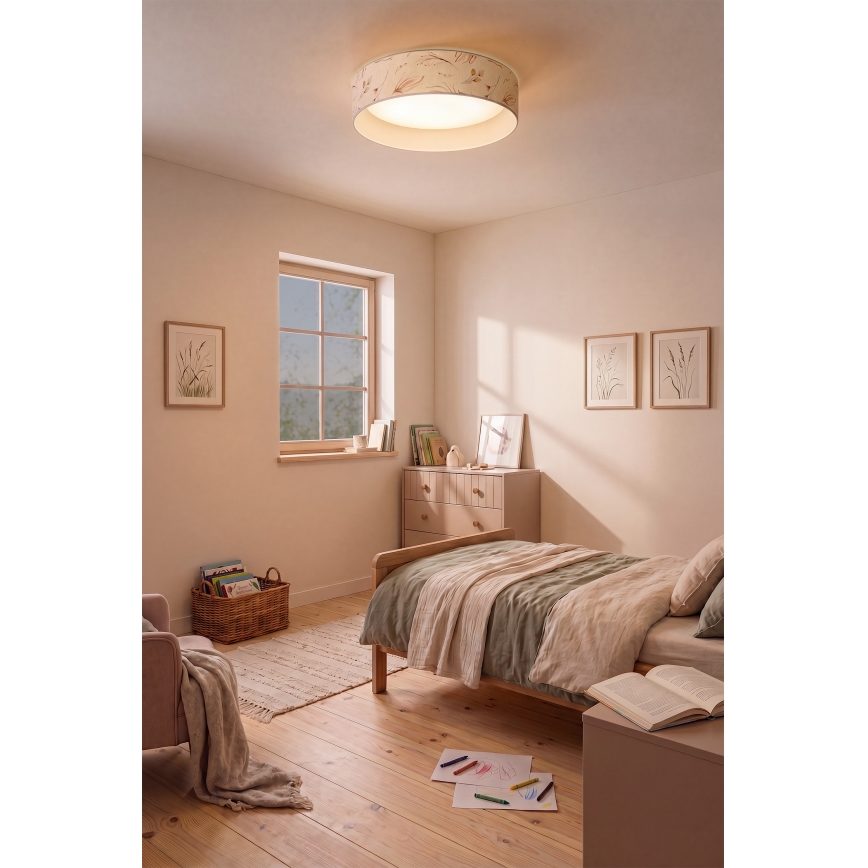 Brilagi - LED laevalgusti VELVET SIMPLE LED/24W/230V 3000K Ø 45 cm valge/lilled