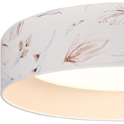 Brilagi - LED laevalgusti VELVET SIMPLE LED/24W/230V 3000K Ø 45 cm valge/lilled