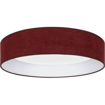 Brilagi - LED laelamp VELVET SIMPLE LED/36W/230V 3000K läbimõõt 55 cm veinipunane