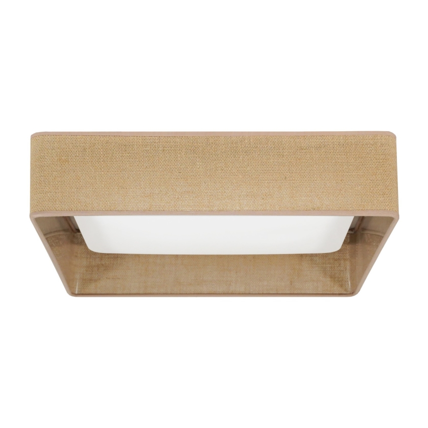 Brilagi - LED laelamp VELVET SQUARE LED/24W/230V 43x43 cm pruun