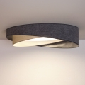 BRILAGI - LED laelamp VELVET TWIST LED/24W/230V 4000K läbimõõt 55 cm hall/kreem