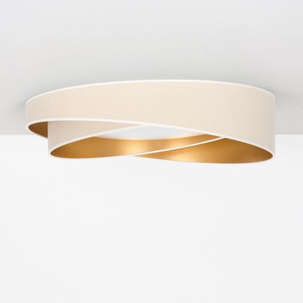 BRILAGI - LED laelamp VELVET TWIST LED/24W/230V 4000K läbimõõt 55 cm valge/kuldne
