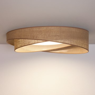 BRILAGI - LED laelamp VELVET TWIST LED/24W/230V Ø 55 cm beež
