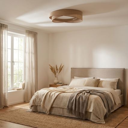 BRILAGI - LED laelamp VELVET TWIST LED/24W/230V Ø 55 cm beež