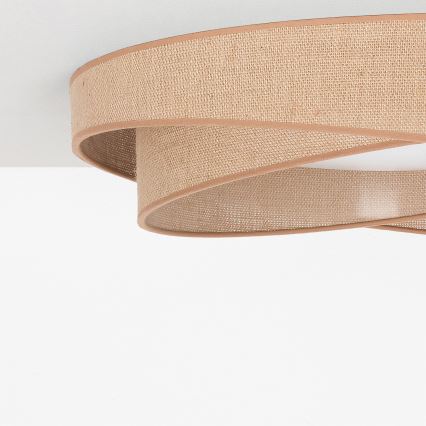 BRILAGI - LED laelamp VELVET TWIST LED/24W/230V Ø 55 cm beež