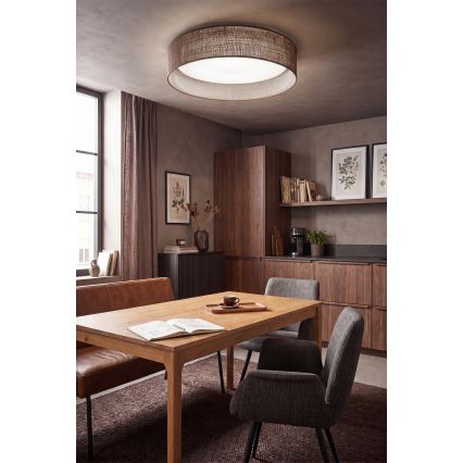 BRILAGI - LED laelamp VELVET VARI LED/24W/230V 3000/4000/6500K läbimõõt 45 cm pruun