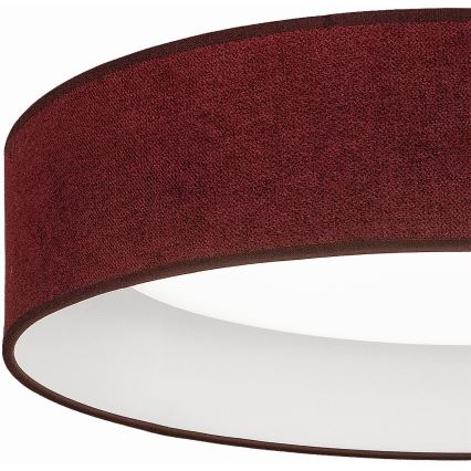 Brilagi - LED-laelamp VELVET VARI LED/24W/230V 3000/4000/6500K, läbimõõt 45 cm, veinipunane