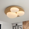 BRILAGI - LED laelamp VISBY WOOD LED/36W/230V läbimõõt 50 cm pruun