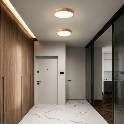 BRILAGI - LED laelamp WOODLINE LED/24W/230V 3000/4000/6000K tamm Ø 30 cm