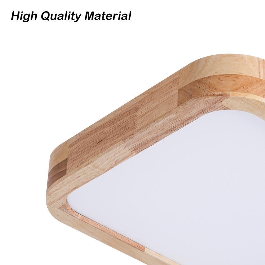 BRILAGI - LED laevalgusti WOODLINE SQUARE LED/32W/230V 3000/4000/6000K tammeviimistlus 30x30 cm