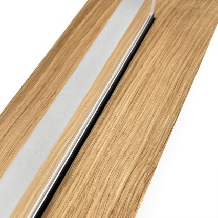 Brilagi - LED-laelamp WOODY FLAT LED/25W/230V tamm/must