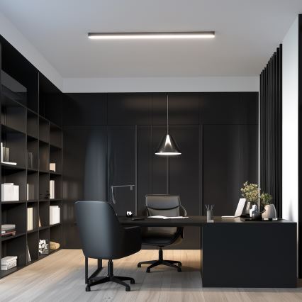 Brilagi - FULLDAY pinnapealne LED-laevalgusti LED/20/30/40W/230V 2700/4000/6000K 120 cm UGR19 must