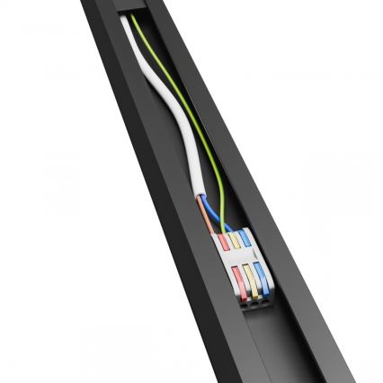 Brilagi - FULLDAY pinnapealne LED-laevalgusti LED/20/30/40W/230V 2700/4000/6000K 120 cm UGR19 must