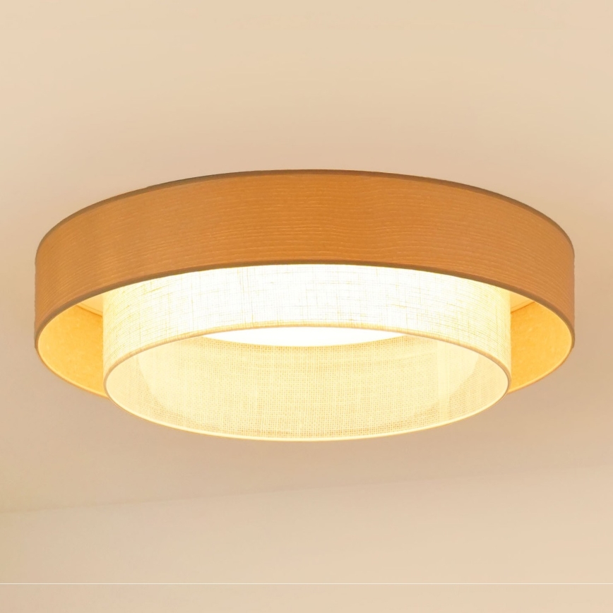 Brilagi - LED Laevalgusti ARIZONA BOHO LED/26W/230V d. 60 cm beež