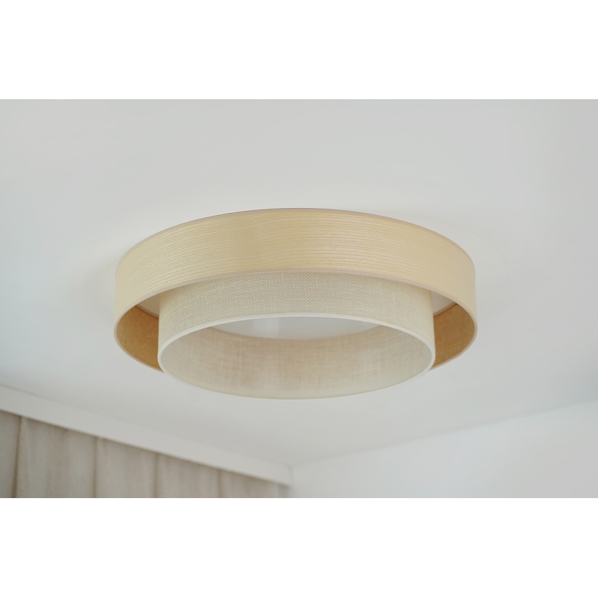 Brilagi - LED Laevalgusti ARIZONA BOHO LED/26W/230V d. 60 cm beež