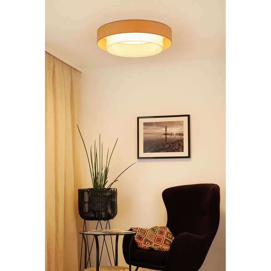 Brilagi - LED Laevalgusti ARIZONA BOHO LED/26W/230V d. 60 cm beež