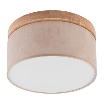Brilagi - LED Laevalgusti BELLADONNA 1xE27/15W/230V d. 30 cm beež/tamm