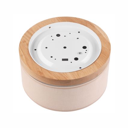 Brilagi - LED Laevalgusti BELLADONNA 1xE27/15W/230V d. 30 cm beež/tamm