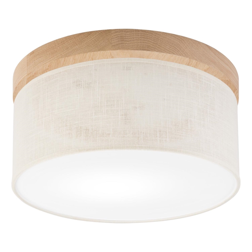 Brilagi - LED Laevalgusti BELLADONNA 1xE27/15W/230V d. 30 cm kreemikas/tamm