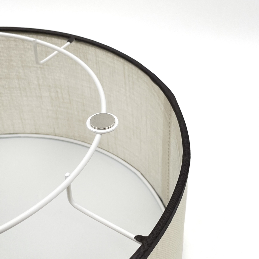 Brilagi - LED Laevalgusti BELLADONNA 1xE27/15W/230V d. 30 cm kreemikas/tamm