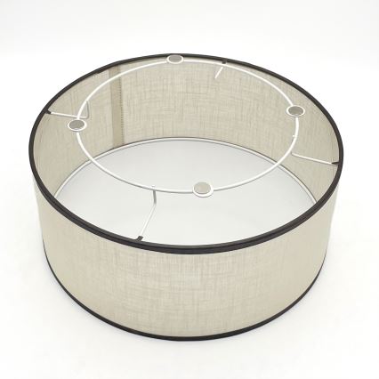 Brilagi - LED Laevalgusti BELLADONNA 1xE27/15W/230V d. 30 cm kreemikas/tamm