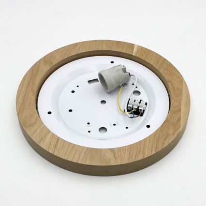 Brilagi - LED Laevalgusti BELLADONNA 1xE27/15W/230V d. 30 cm kreemikas/tamm