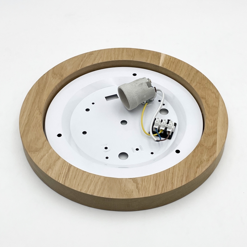 Brilagi - LED Laevalgusti BELLADONNA 1xE27/15W/230V d. 30 cm kreemikas/tamm