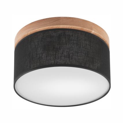 Brilagi - LED Laevalgusti BELLADONNA 1xE27/15W/230V d. 30 cm  must/tamm