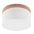 Brilagi - LED Laevalgusti BELLADONNA 1xE27/15W/230V d. 30 cm valge/tamm