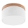Brilagi - LED Laevalgusti BELLADONNA 1xE27/15W/230V d. 30 cm valge/tamm