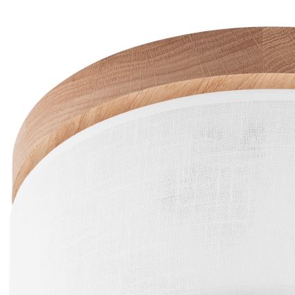 Brilagi - LED Laevalgusti BELLADONNA 1xE27/15W/230V d. 30 cm valge/tamm