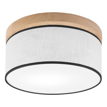 Brilagi - LED Laevalgusti BELLADONNA 1xE27/15W/230V d. 30 cm valge/tamm