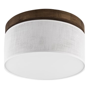 Brilagi - LED Laevalgusti BELLADONNA 1xE27/15W/230V d. 30 cm valge/tamm