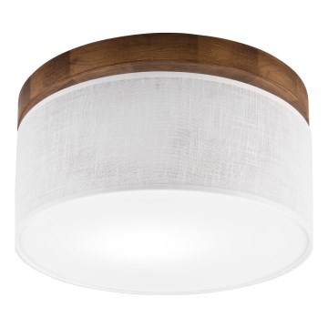 Brilagi - LED Laevalgusti BELLADONNA 1xE27/15W/230V d. 30 cm valge/tamm kirss