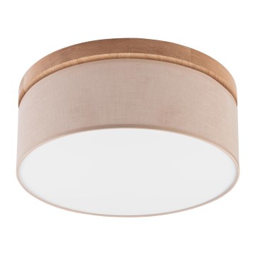 Brilagi - LED Laevalgusti BELLADONNA 2xE27/15W/230V d. 40 cm beež/tamm