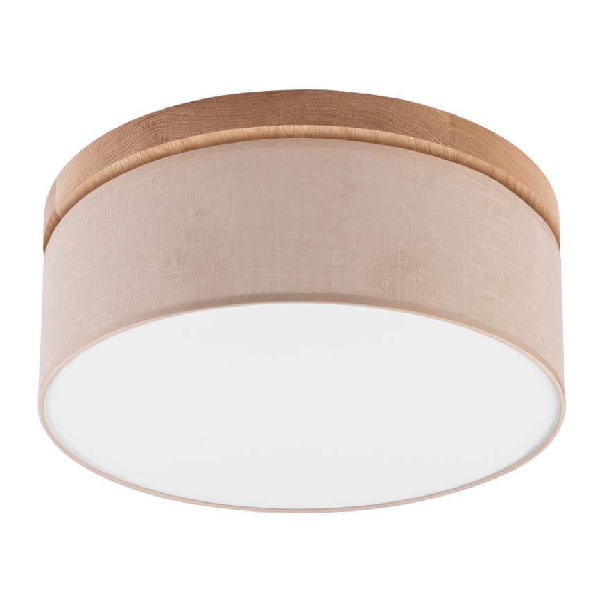 Brilagi - LED Laevalgusti BELLADONNA 2xE27/15W/230V d. 40 cm beež/tamm