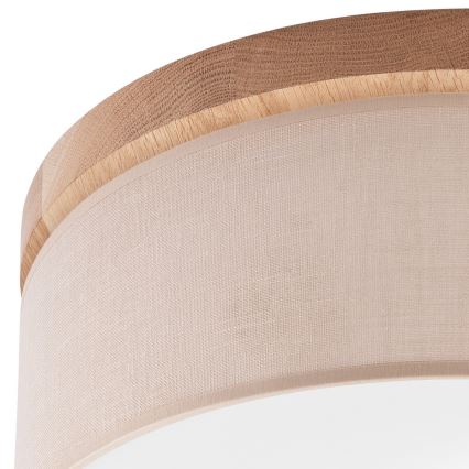 Brilagi - LED Laevalgusti BELLADONNA 2xE27/15W/230V d. 40 cm beež/tamm