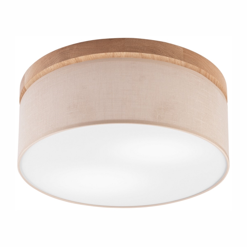 Brilagi - LED Laevalgusti BELLADONNA 2xE27/15W/230V d. 40 cm beež/tamm