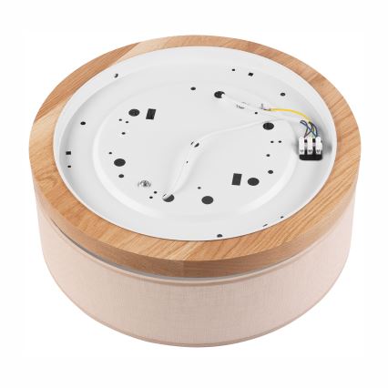 Brilagi - LED Laevalgusti BELLADONNA 2xE27/15W/230V d. 40 cm beež/tamm
