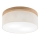 Brilagi - LED Laevalgusti BELLADONNA 2xE27/15W/230V d. 40 cm kreemikas/tamm