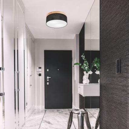 Brilagi - LED Laevalgusti BELLADONNA 2xE27/15W/230V d. 40 cm must/mänd