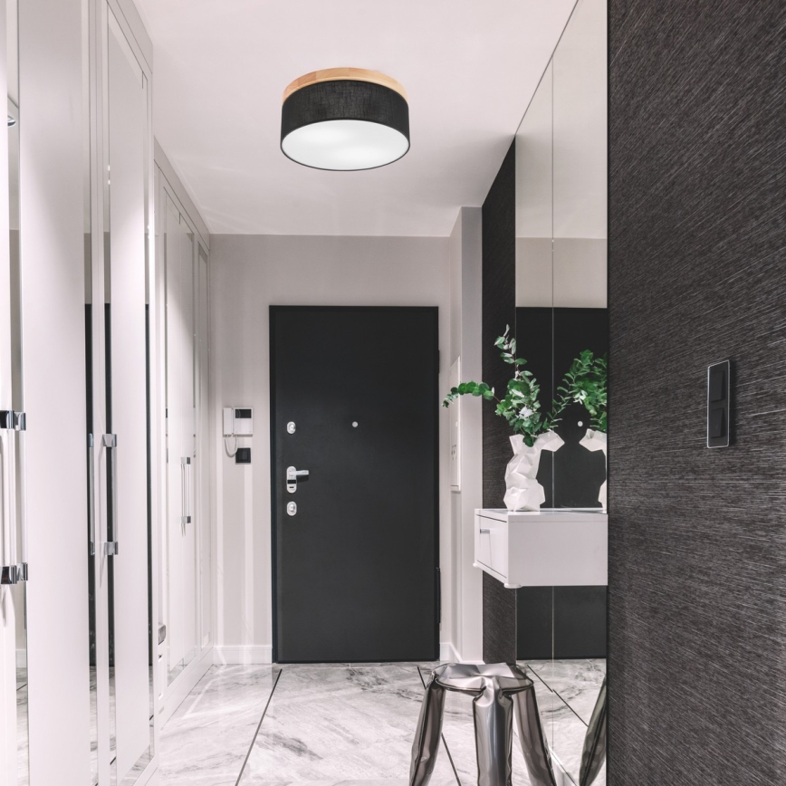 Brilagi - LED Laevalgusti BELLADONNA 2xE27/15W/230V d. 40 cm must/mänd